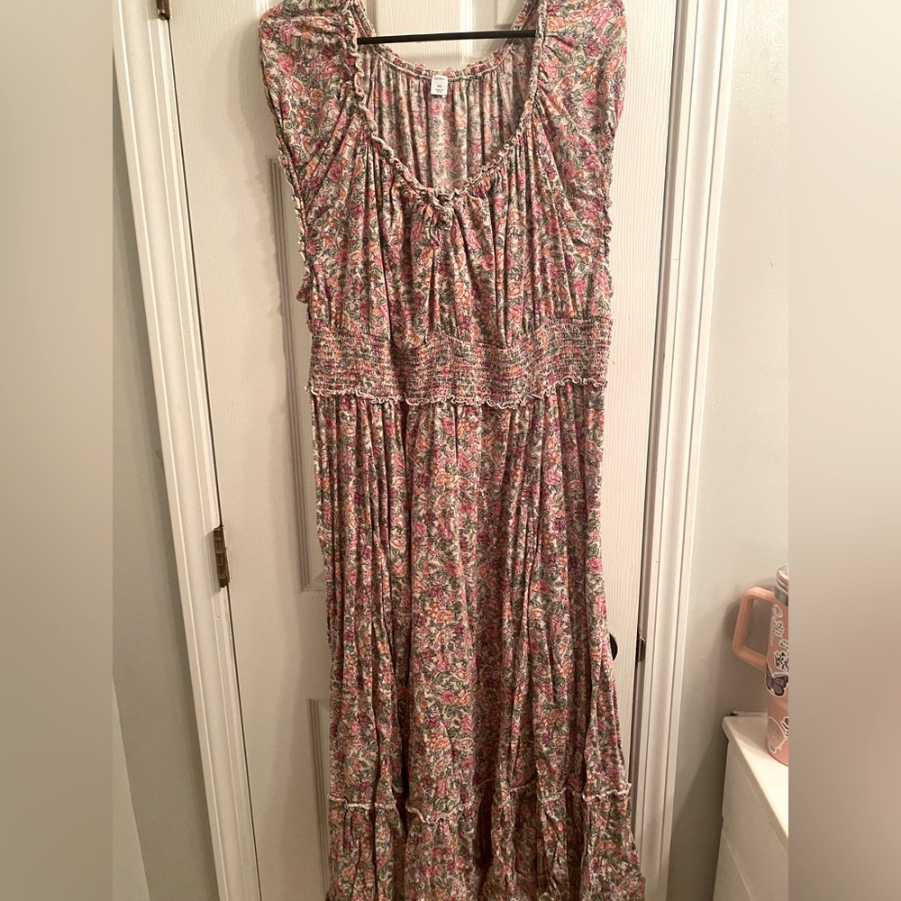 Floral print dress